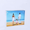 Freestanding Double Sided 20mm Thickness Frameless Magnetic Custom 4x6 Photo Picture Clear Acrylic Frames